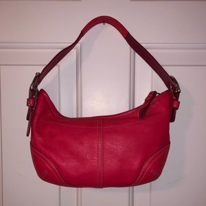 Coral Pink Coach Purse